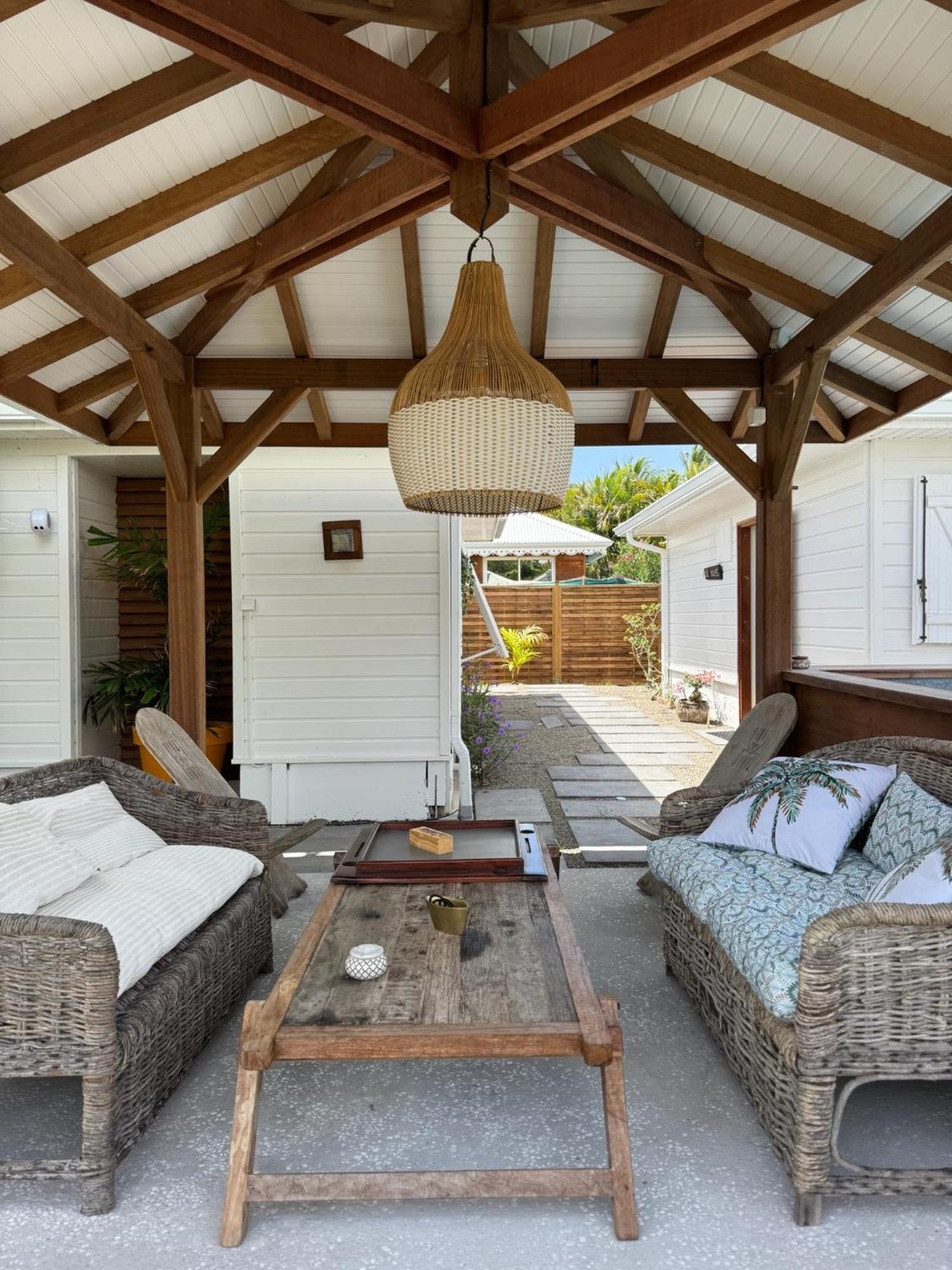 Les Cabanes Cosy A 2 Pas Du Lagon - Charme Et Confort Le Francois Bagian luar foto